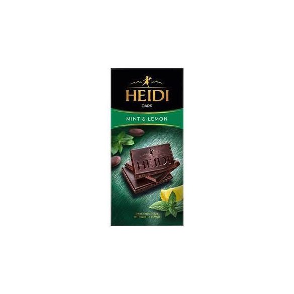 Heidi 80g dark mint&lemon