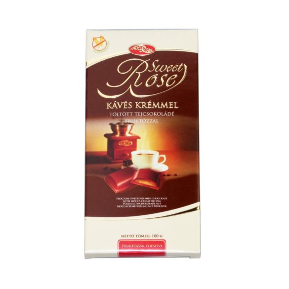 Sweet Rose fruktózzal kávékrémes 100g