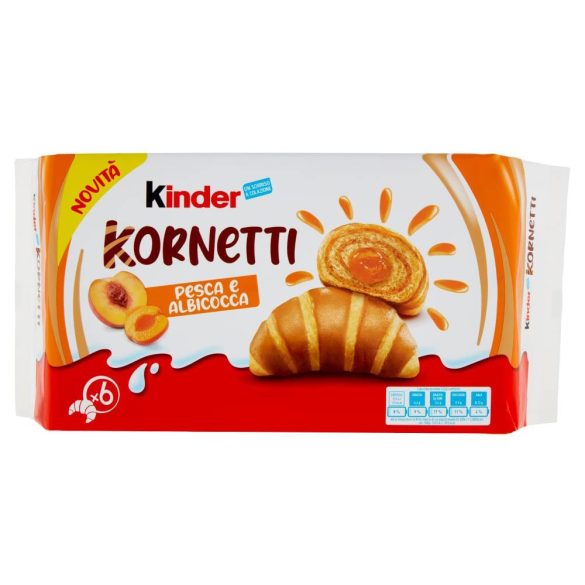 Kinder kornetti barack lekváros croissan 252g