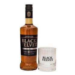 Black Velvet whisky 0,7L + pohár