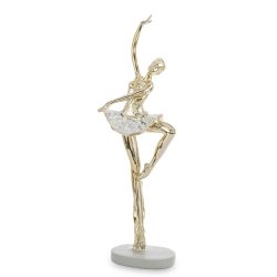 Balerina figura arany kerámia 43cm