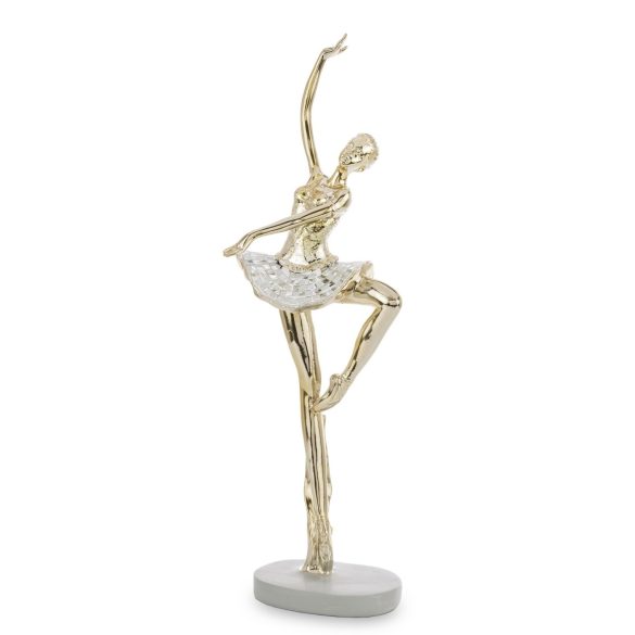 Balerina figura arany kerámia 43cm