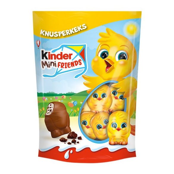 Kinder mini friends kakaós keksz 122g