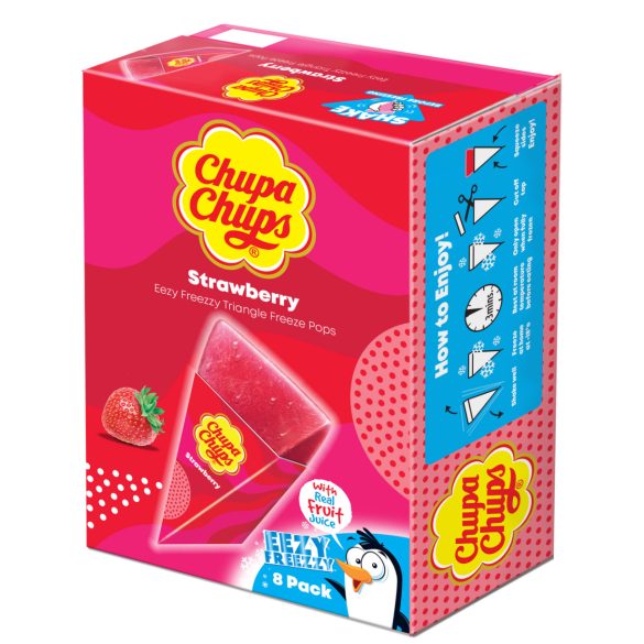 Chupa chups freeze epres 8x62ml