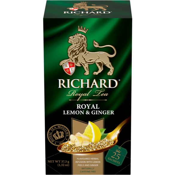 Richard Citrom-gyömbér zöld tea 37,5g