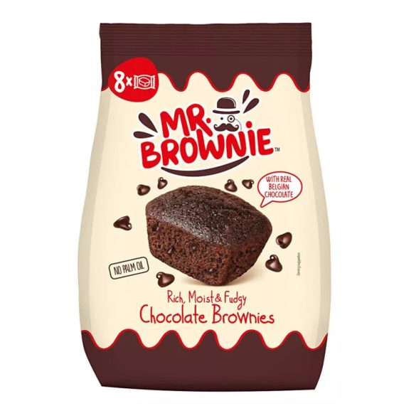 Mr brownie csokoládé darabos 200g