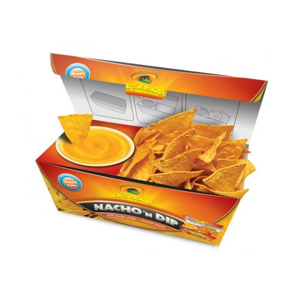 El Sabor nachos sajtos mártogatós szósszal 175gr