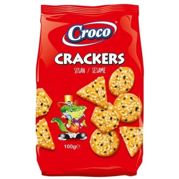 Croco Crakers szezámos kréker 150gr