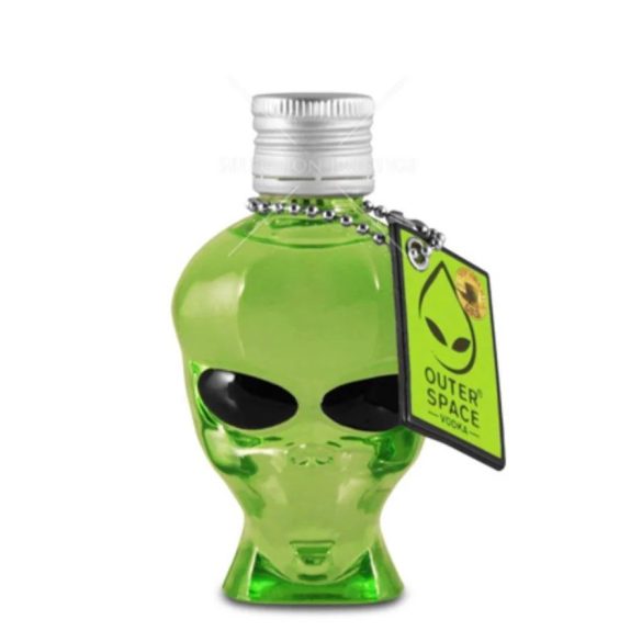 Outherspace Alien Head vodka zöld 0,7L