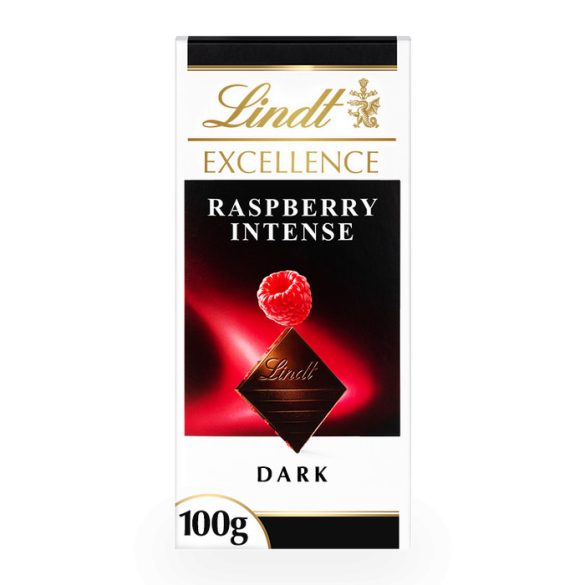 Lindt EXCELLENCE Étcsokoládé Málnával, 100g