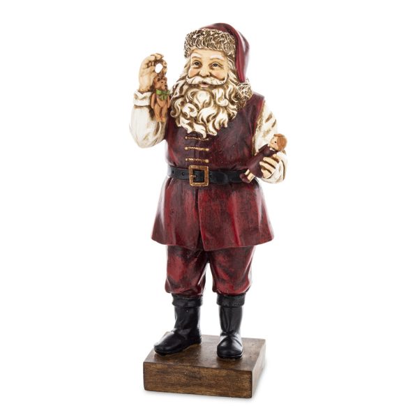 Mikulás figura poly 32cm